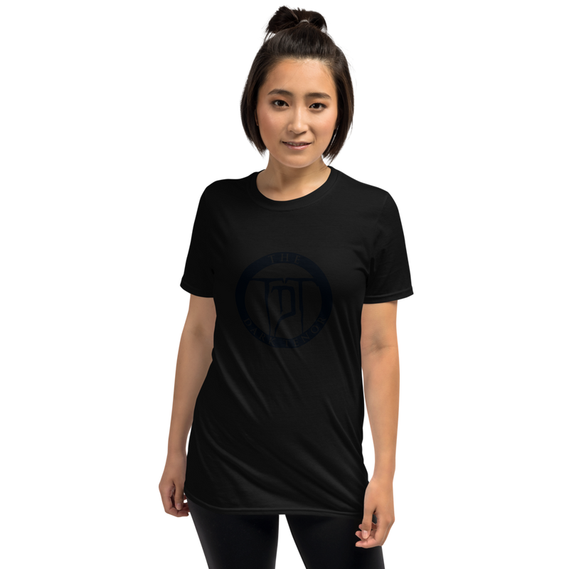 T-Shirt Damen - Wappen, black on black