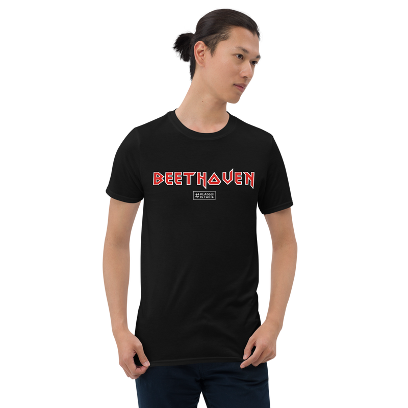 T-SHIRT HERREN - BEETHOVEN LOGO, SCHWARZ Unisex-T-Shirt