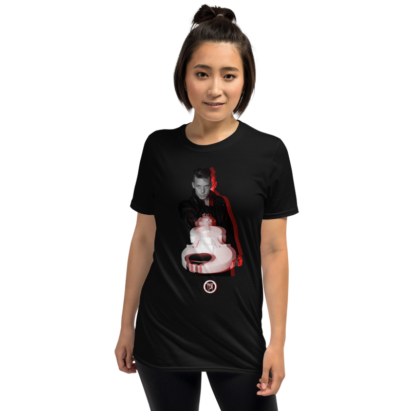 T-Shirt Damen - Geige, Rebel Red Shadow