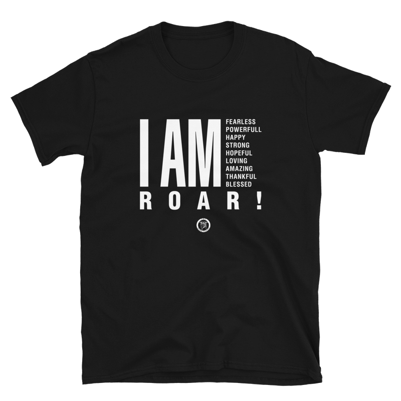 T-Shirt Damen - I am (Roar 2.0), Weiss