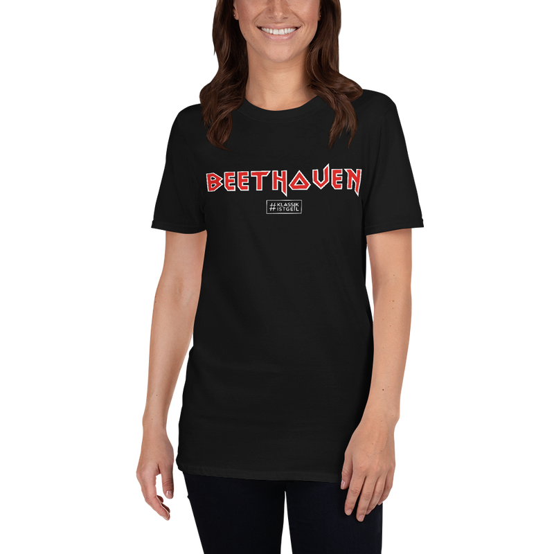 T-Shirt Damen - Beethoven Logo, schwarz