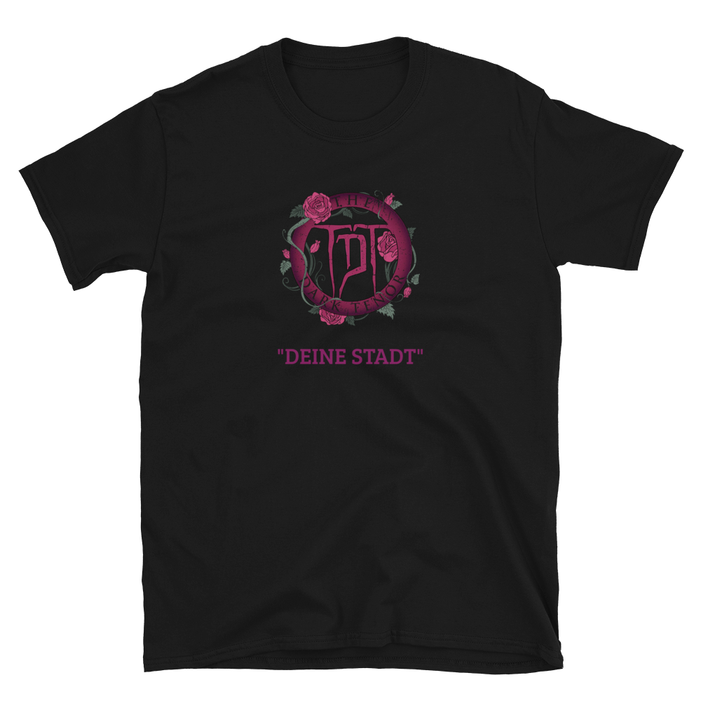 T-Shirt Unisex - customizable - "Your City", roses coat of arms