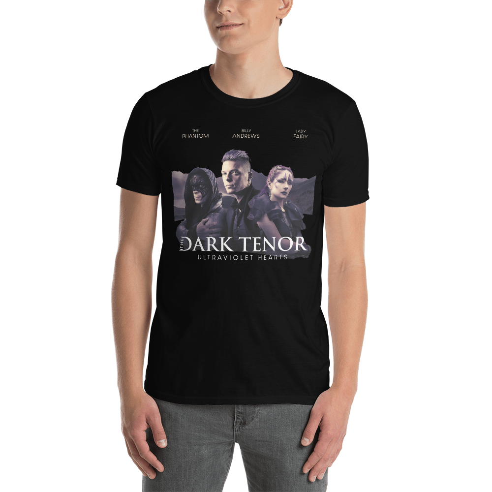 T-shirt til mænd - Ultraviolet Hearts