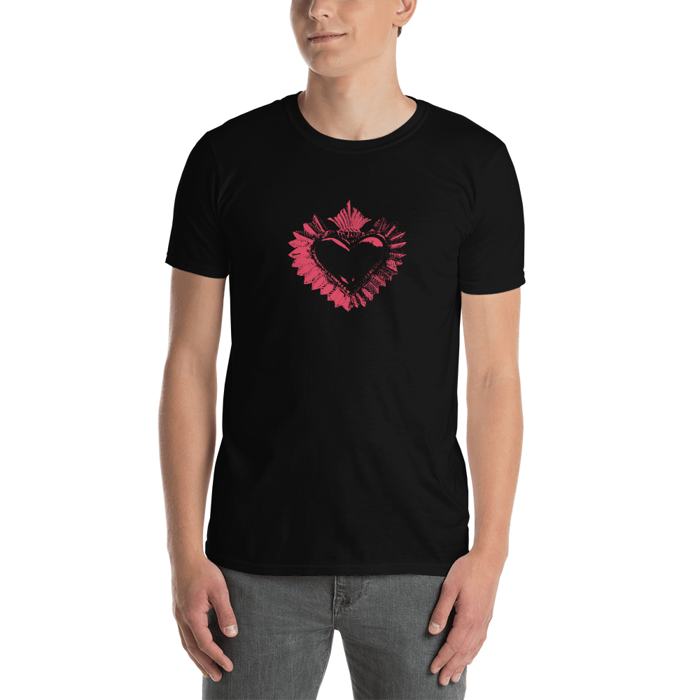 T-Shirt Herren - Darker Hearts, Red Heart