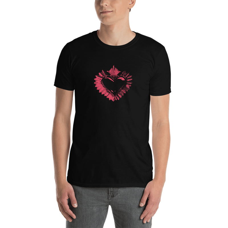 T-Shirt Herren - Darker Hearts, Red Heart