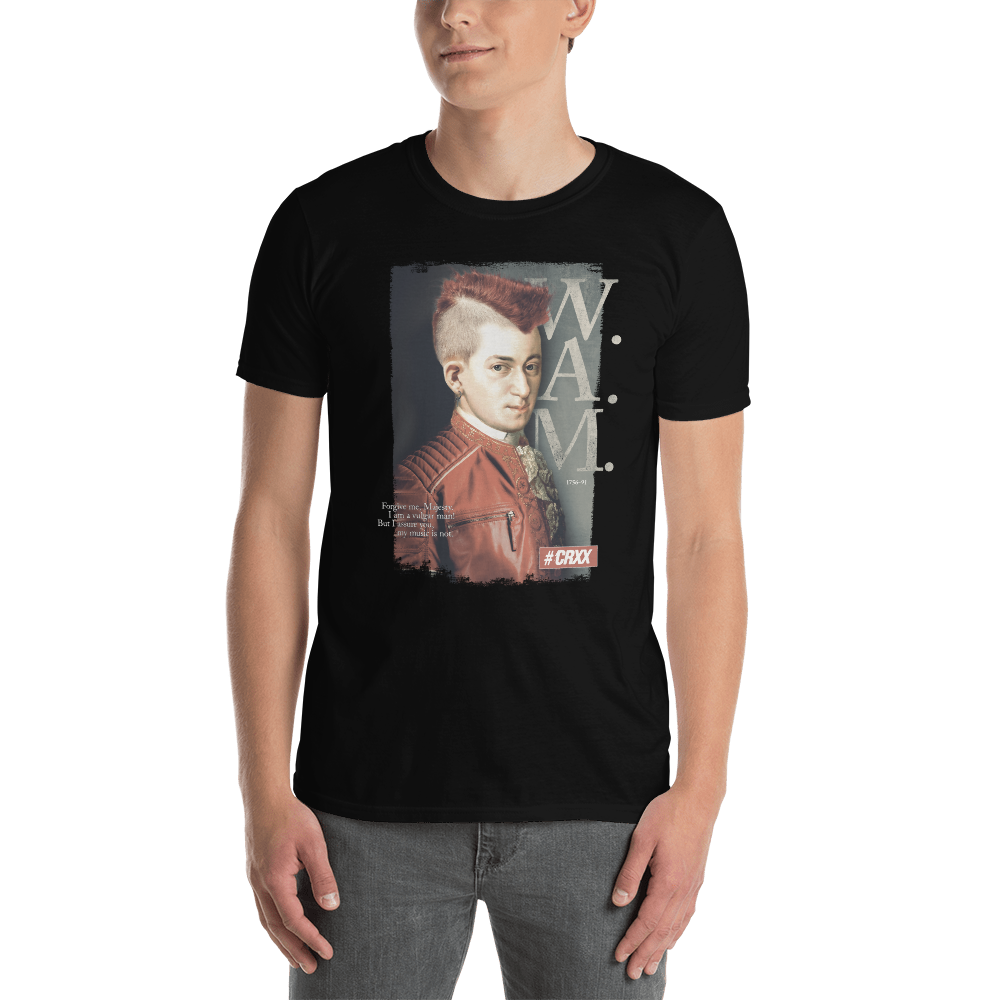 T-Shirt Herren - Mozart Punk Irokese