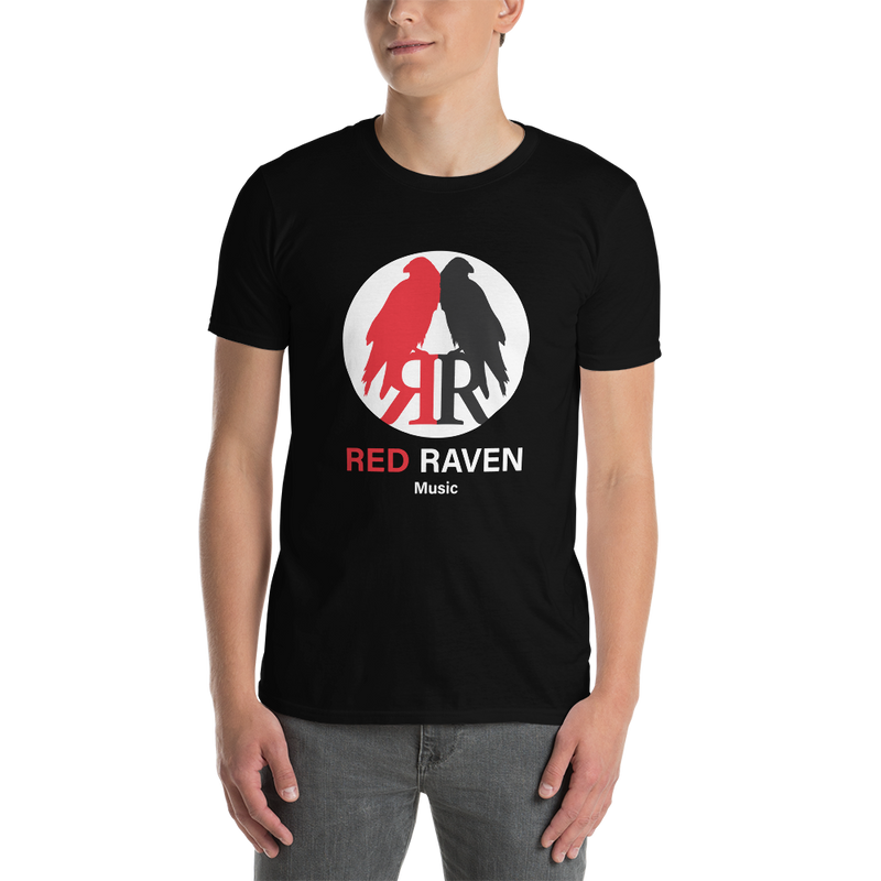 T-Shirt Herren - Red Raven Music Logo