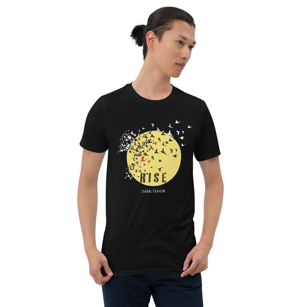 Herre T-shirt - Rise, Sun og Raven