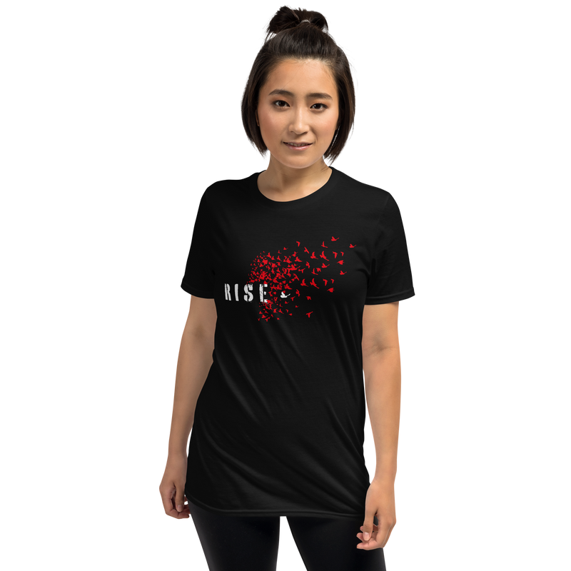 T-Shirt Damen - Rise, Red Raven
