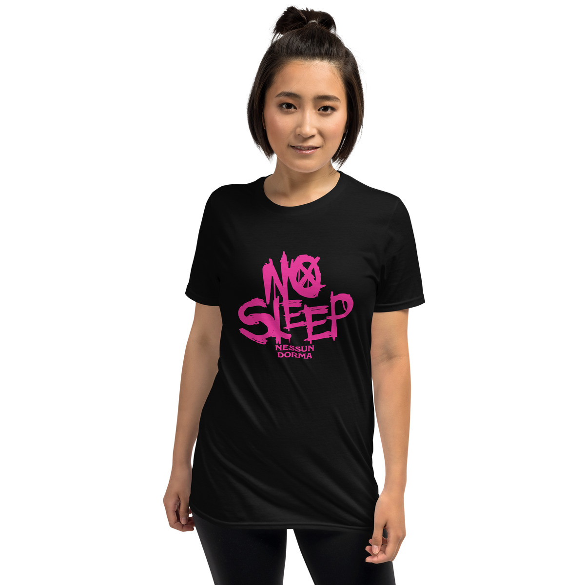 T-shirt women - No Sleep (Nessun Dorma), pink