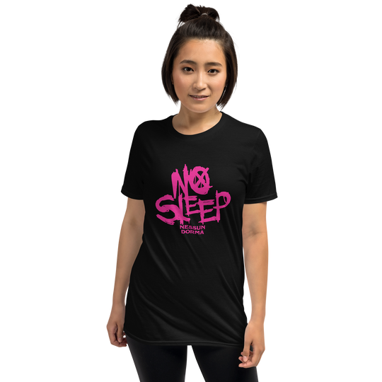 T-shirt women - No Sleep (Nessun Dorma), pink