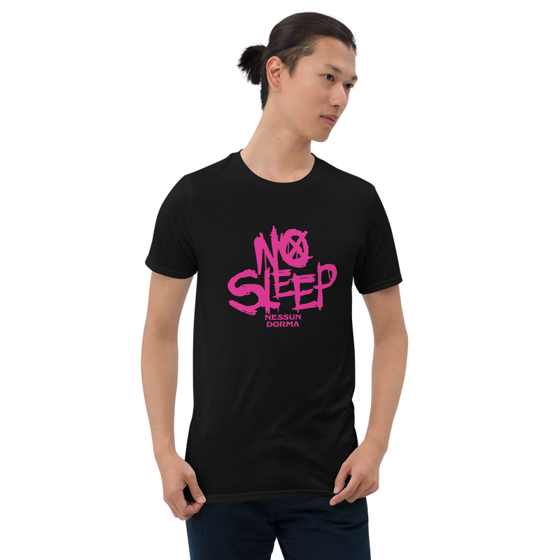 T-Shirt Herren - No Sleep (Nessun Dorma), Pink