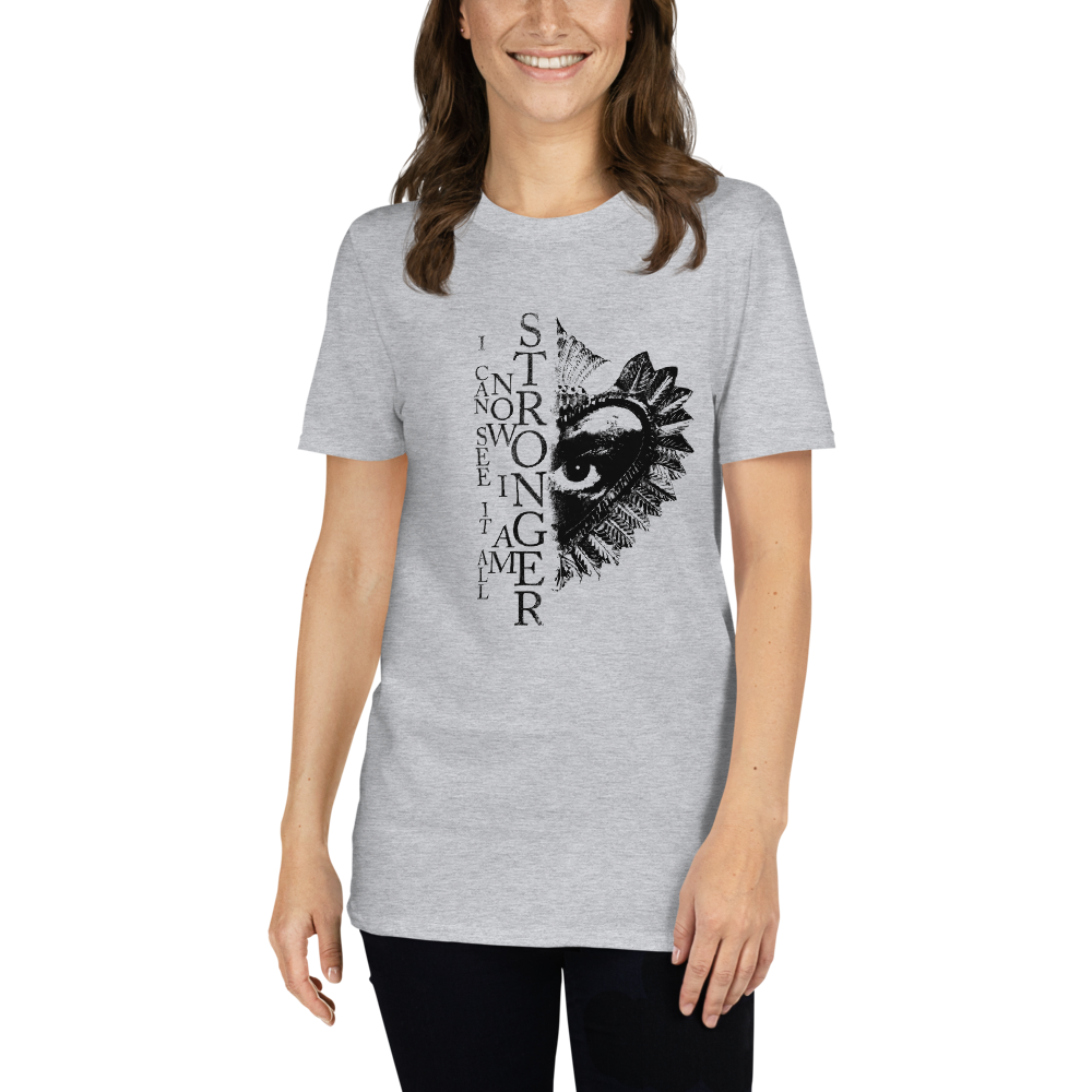 T-Shirt Damen - Now I Am Stronger, Darker Hearts