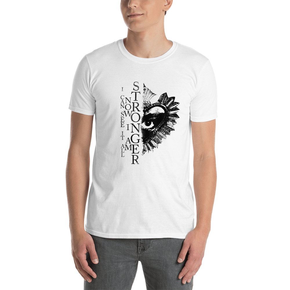 Men's T-Shirt - Now I Am Stronger, Darker Hearts