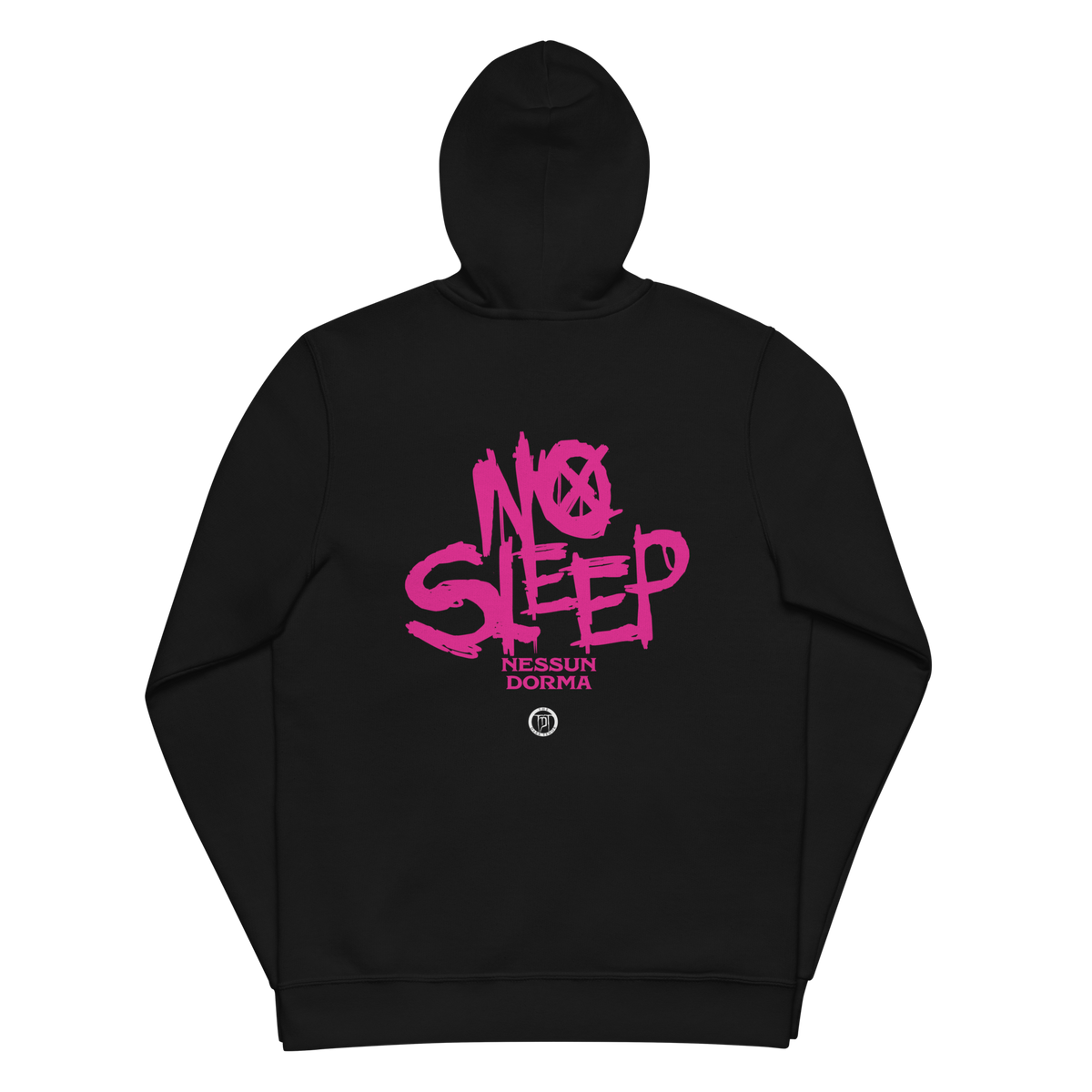 Zipper-Hoodie Damen - No Sleep (Nessun Dorma), pink