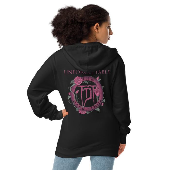 Zipper Hoodie aus Fleece Damen - You´re Unforgettable