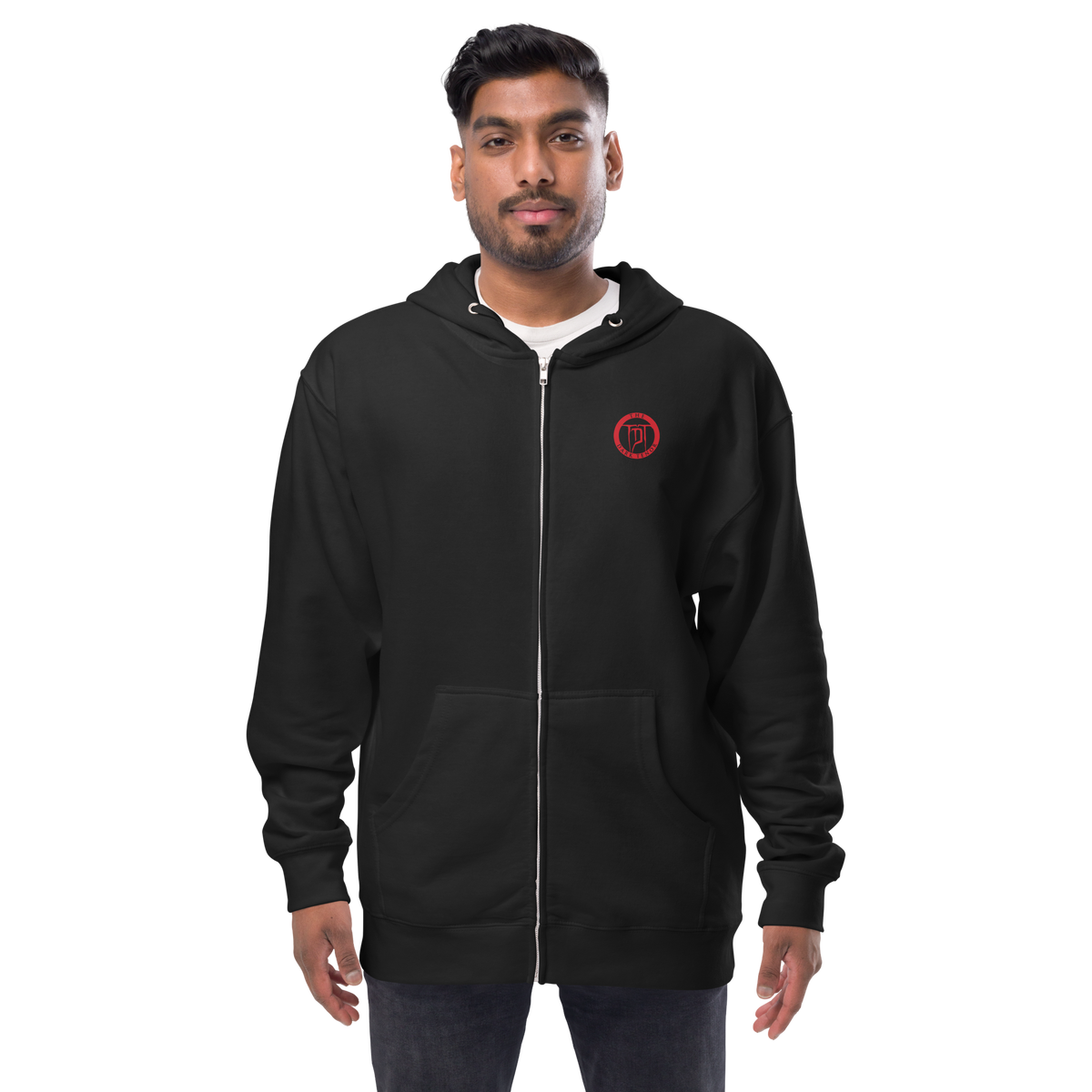 Men's Fleece Zipper Hoodie - Classic Rocks