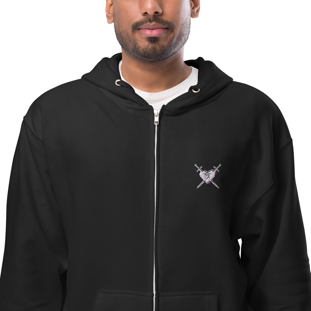 Zipper Hoodie Men PARADOX SNAKE SWORD AND HEART DAGGER The Dark Tenor