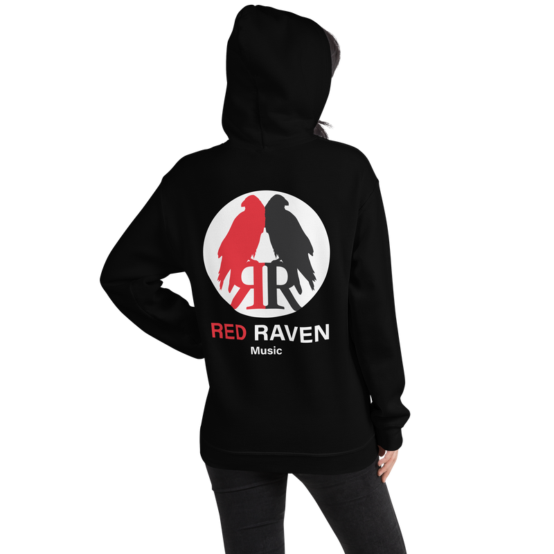 Hoodie Damen - Red Raven Music Logo
