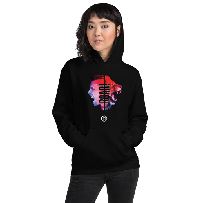 Hoodie Damen - When You Roar, Schwarz