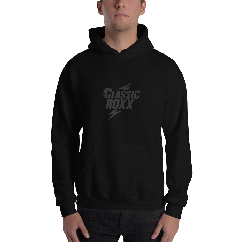 Hoodie Herren - Classic RoXX Logo, black on black