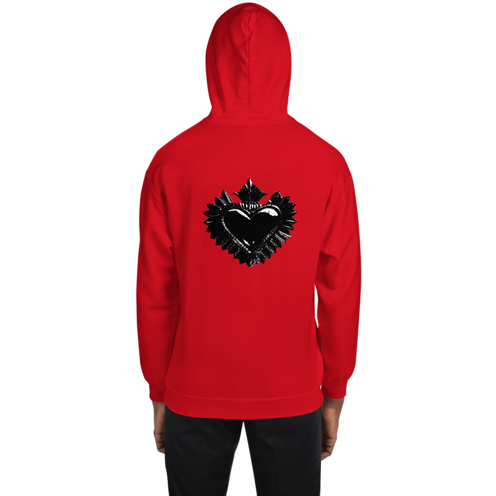 Hoodie Herren - Darker Hearts, Black Heart