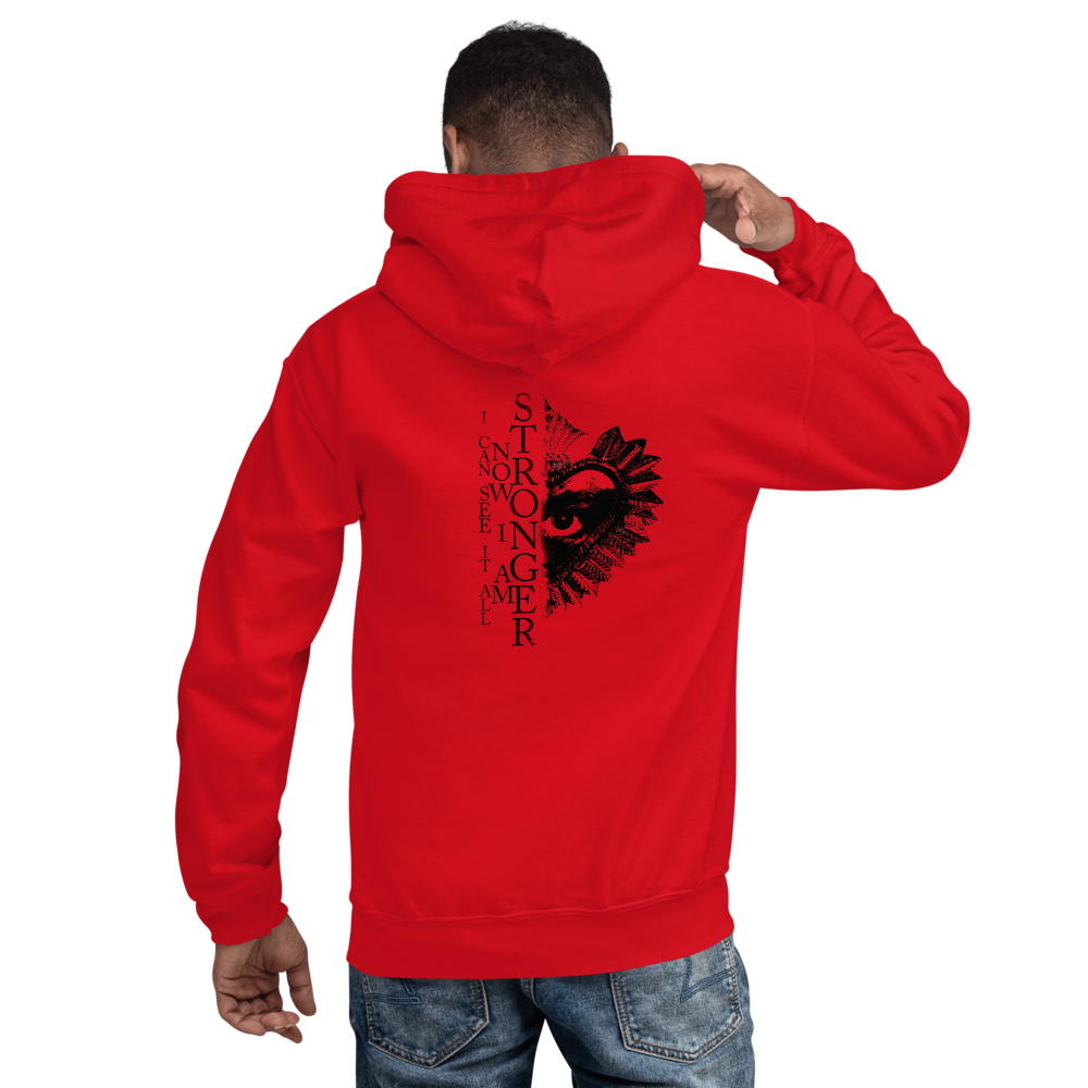 Hoodie Herren - Now I Am Stronger, Darker Hearts
