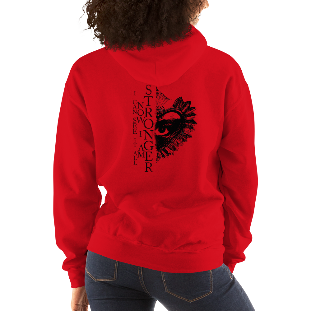 Hoodie women - Now I Am Stronger