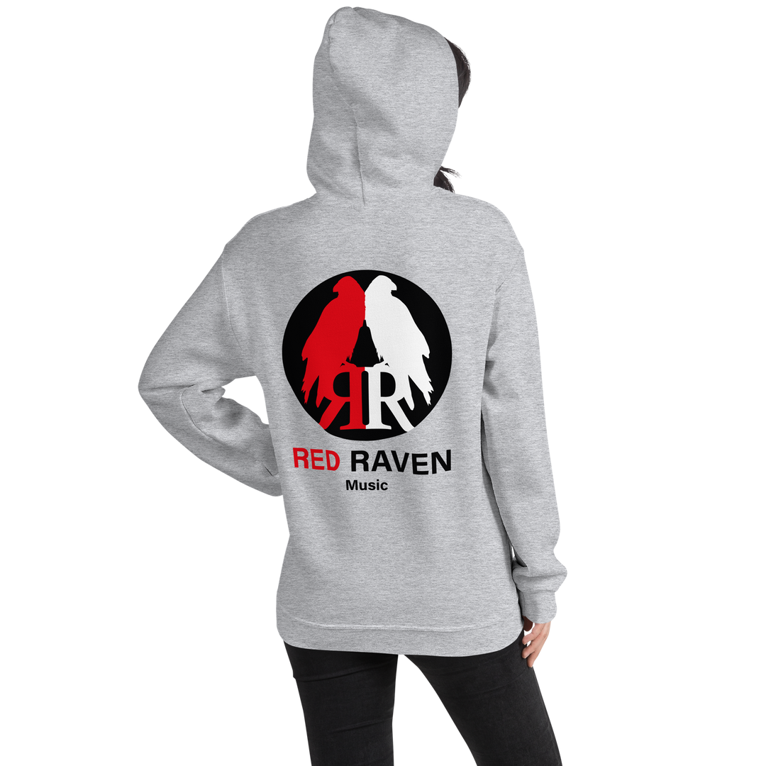 The Rad Rave Hoodie women - Red Raven Music Logo – The Dark Tenor
