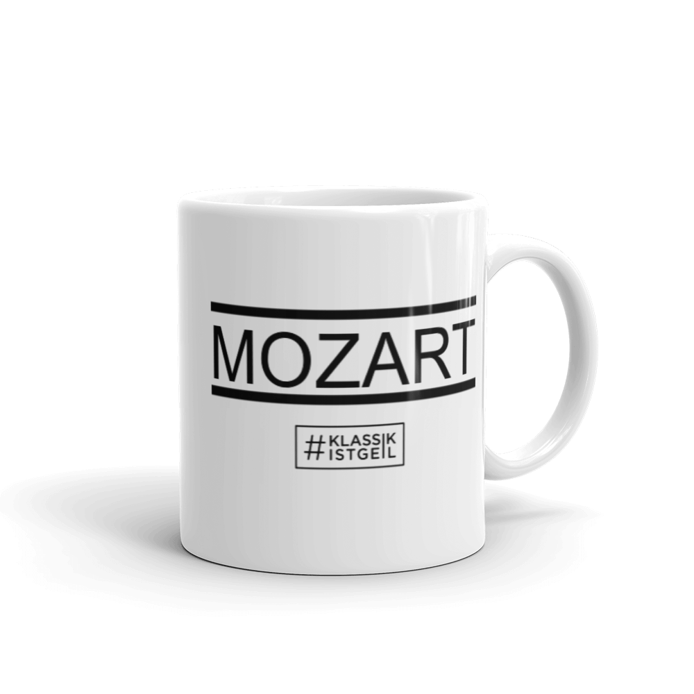 Mug - Mozart Logo, white