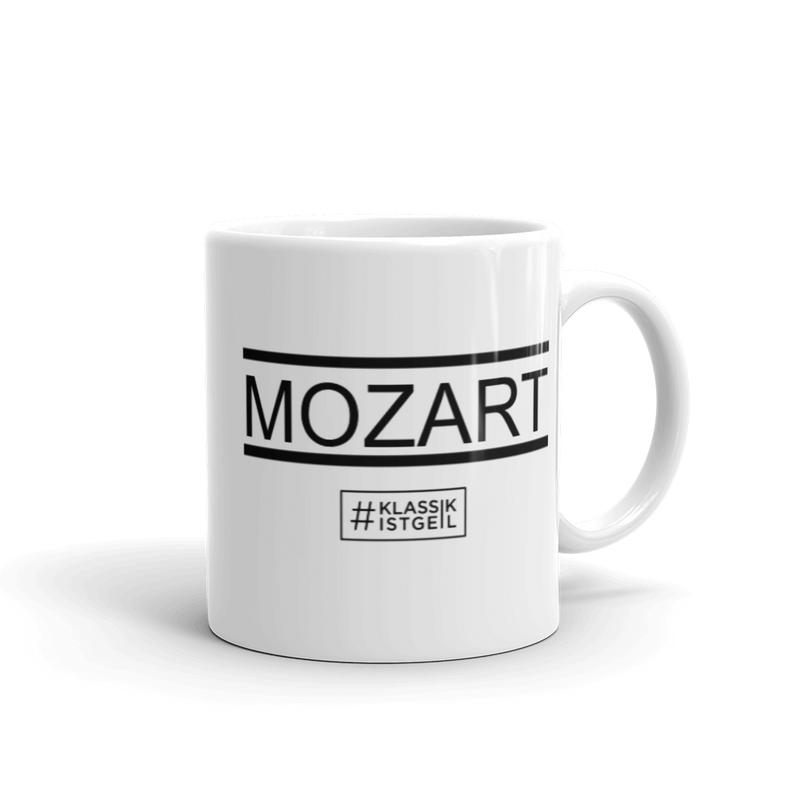 Tasse - Mozart Logo, weiss