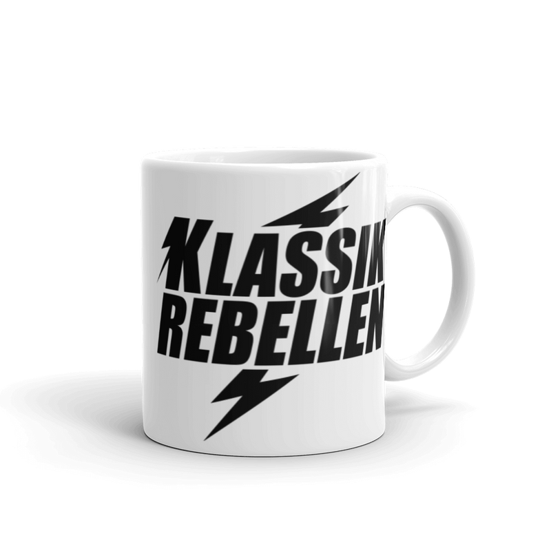 Tasse - Klassik Rebellen, Logo schwarz