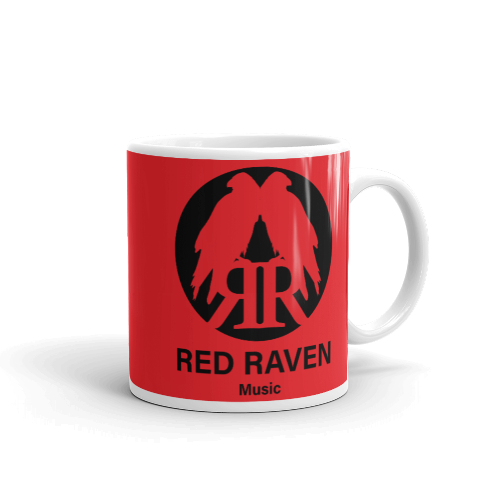 Tasse - Red Raven Music Logo, rot