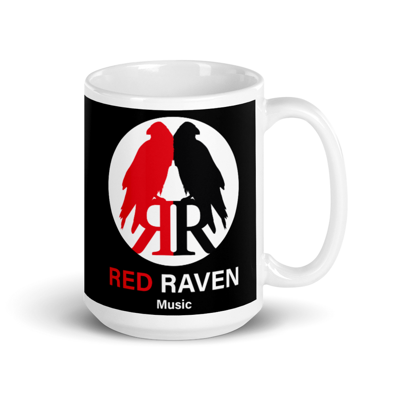 Tasse - Red Raven Music Logo, schwarz