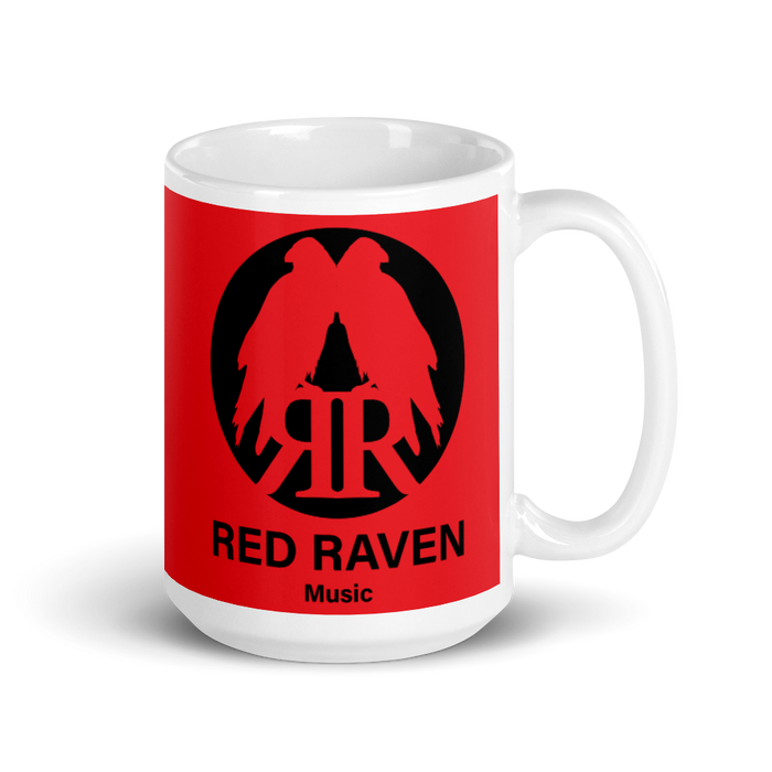 Tasse - Red Raven Music Logo, rot