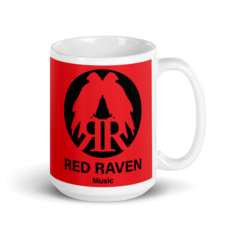 Tasse - Red Raven Music Logo, rot