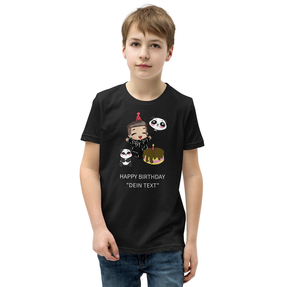 T-Shirt für Kinder Boys - Happy Birthday, personalisierbar