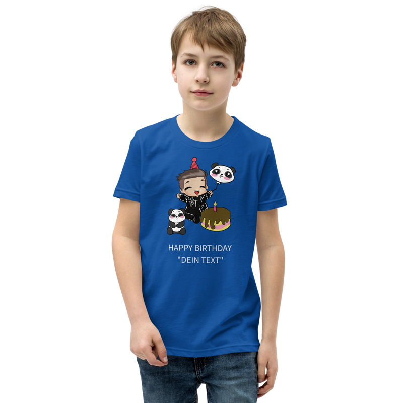 T-Shirt für Kinder Boys - Happy Birthday, personalisierbar